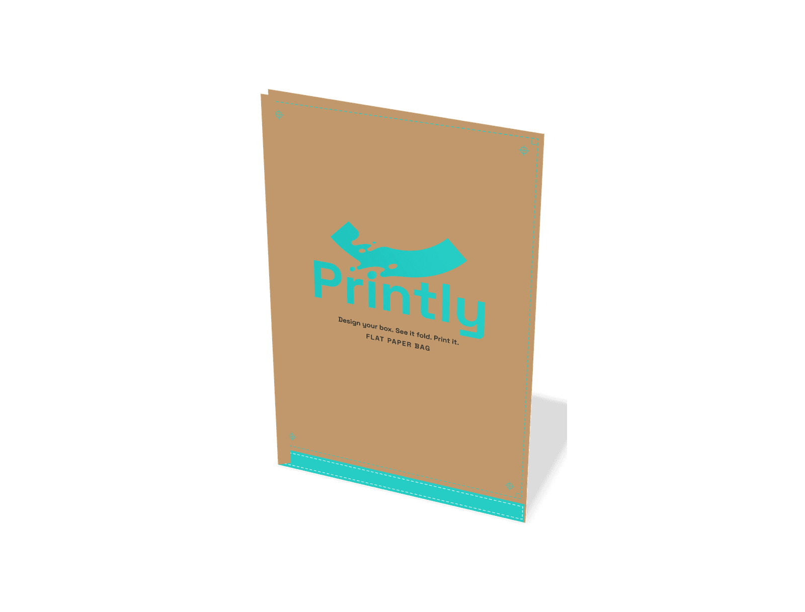 Flat paper bag, 200 x 300 mm