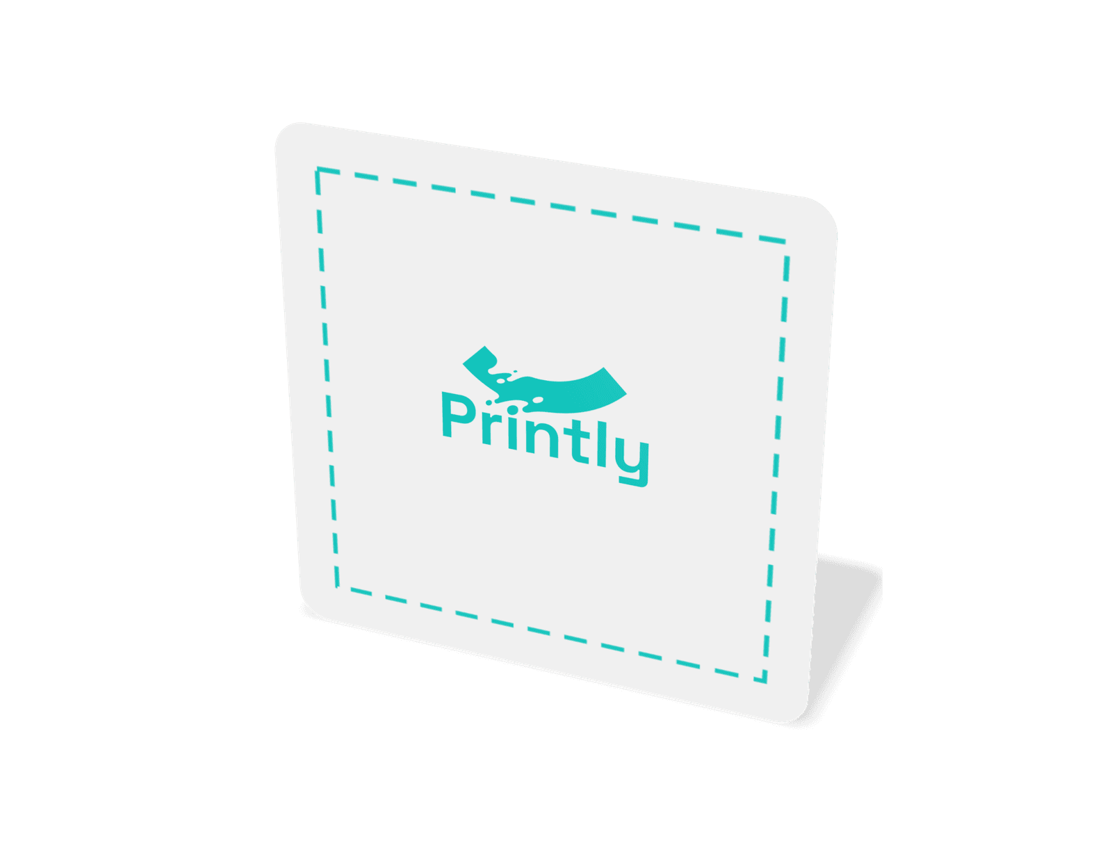 Square sticker 50 mm, round corners